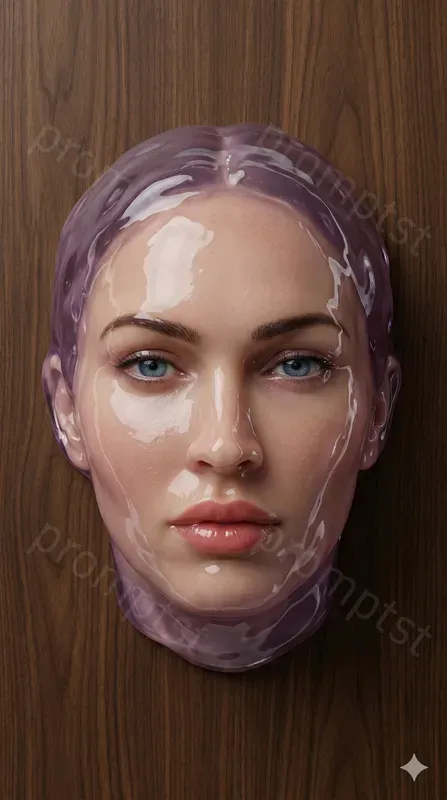 Viral Celebrity Slime Face Photos