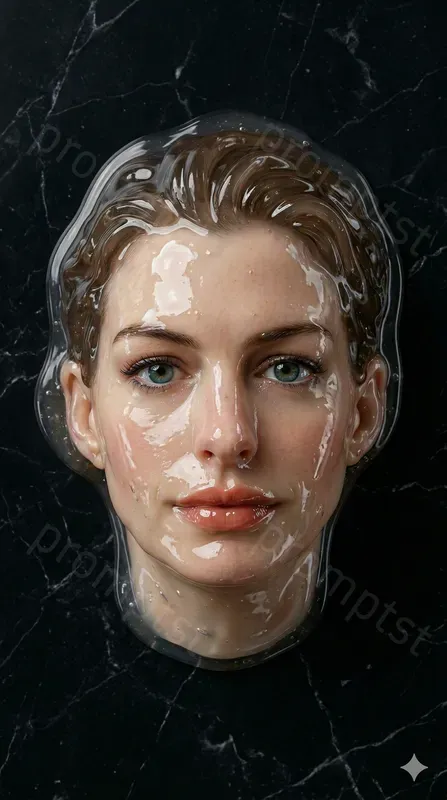 Viral Celebrity Slime Face Photos