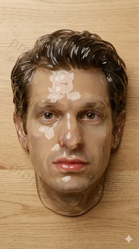 Viral Celebrity Slime Face Photos