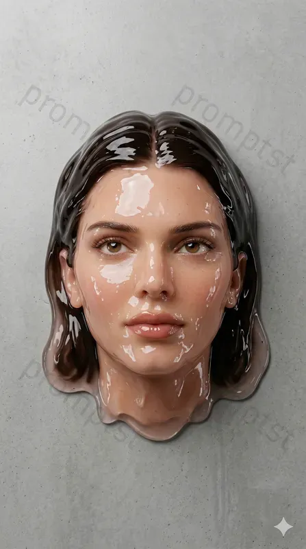 Viral Celebrity Slime Face Photos