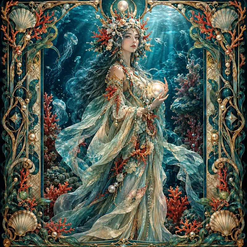 Ornate Vintage Card Portraits