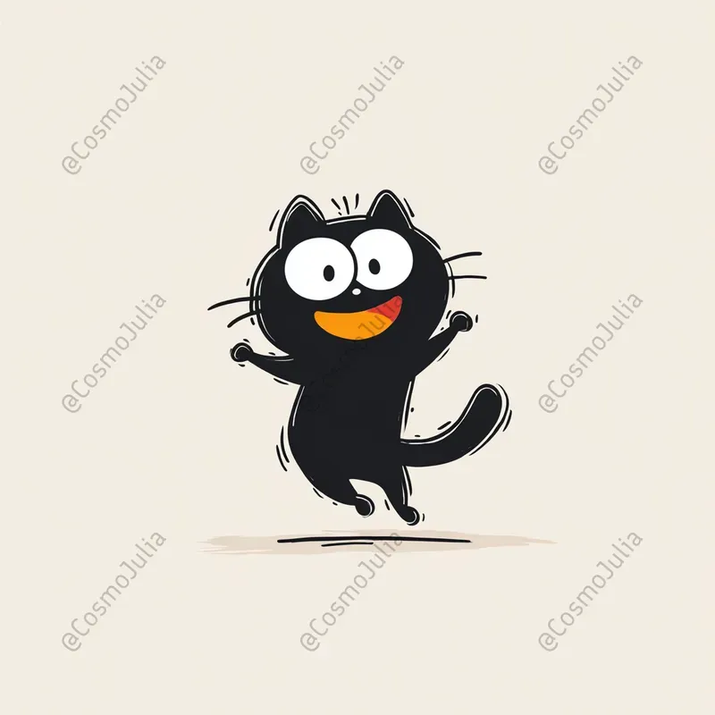 Minimalist Cartoon Animal Illustrations