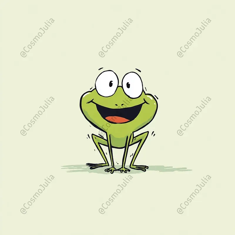Minimalist Cartoon Animal Illustrations