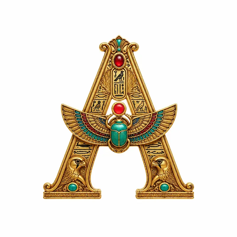 Royal Gemstone Alphabet Collections