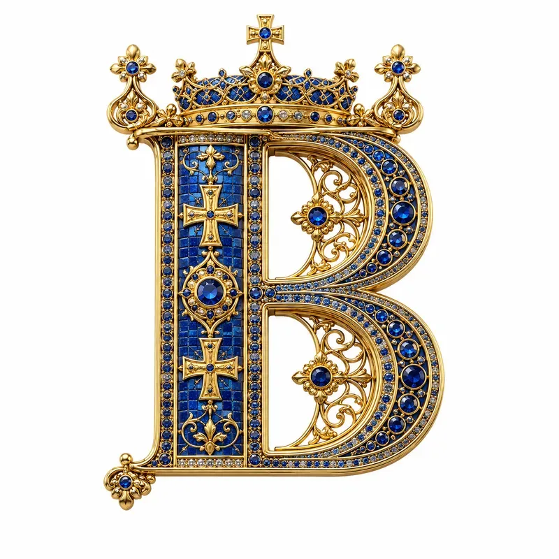 Royal Gemstone Alphabet Collections