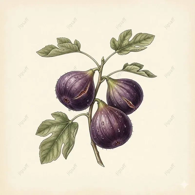 Vintage Botanical Fruit Watercolors