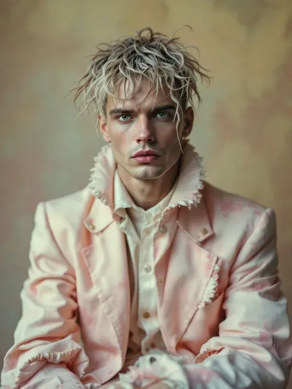 Strange Pastel Fashion Portraits