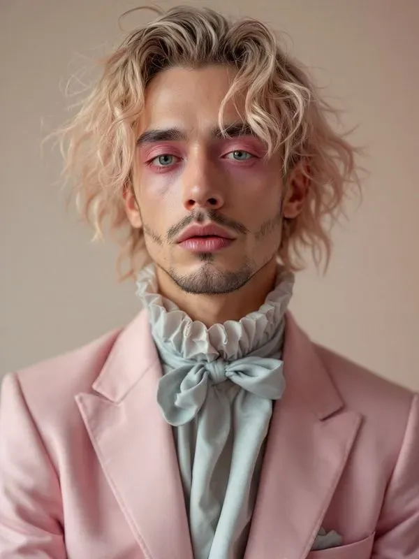 Strange Pastel Fashion Portraits