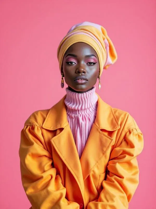 Strange Pastel Fashion Portraits