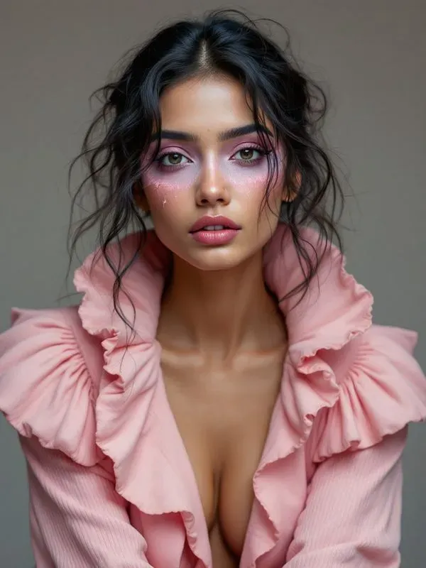 Strange Pastel Fashion Portraits
