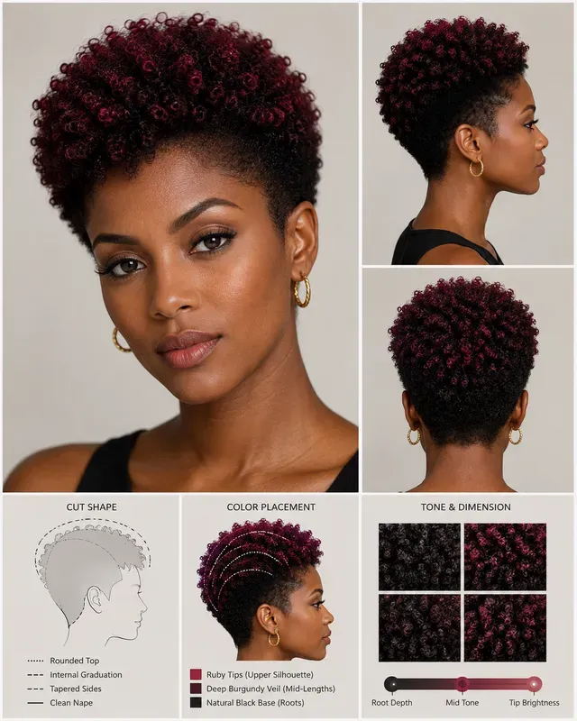 Salon Haircut Color Consultation Boards