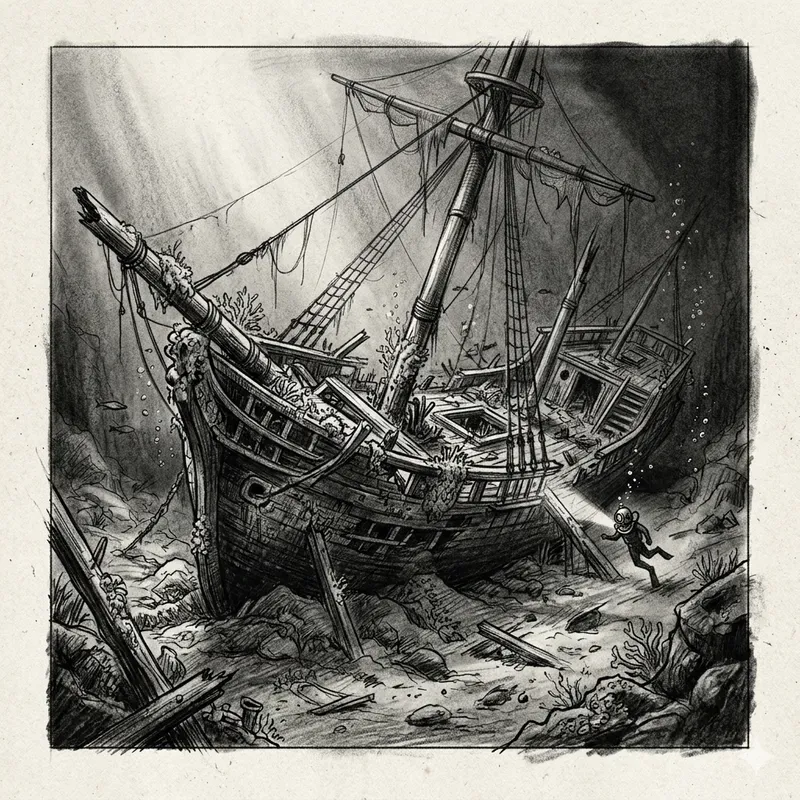 Cinematic Pencil Sketch Storyboards