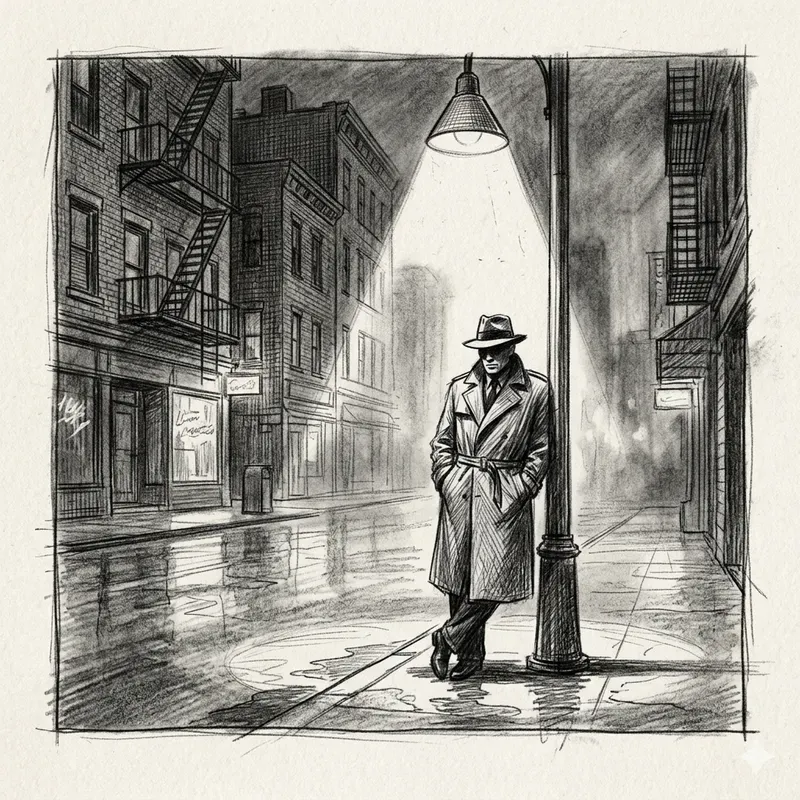 Cinematic Pencil Sketch Storyboards