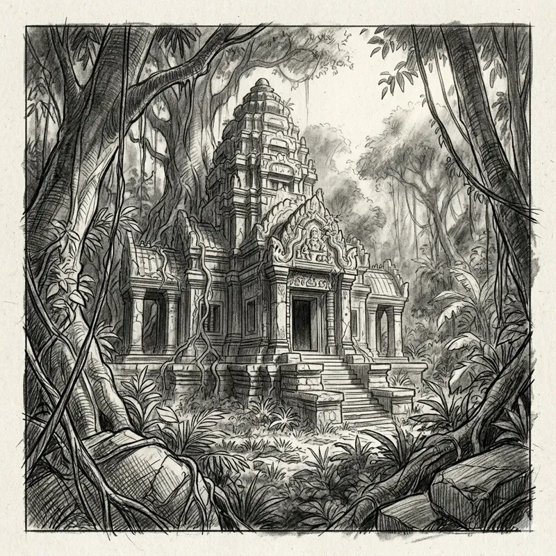 Cinematic Pencil Sketch Storyboards