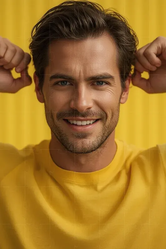Men Facial Expressions For Ads