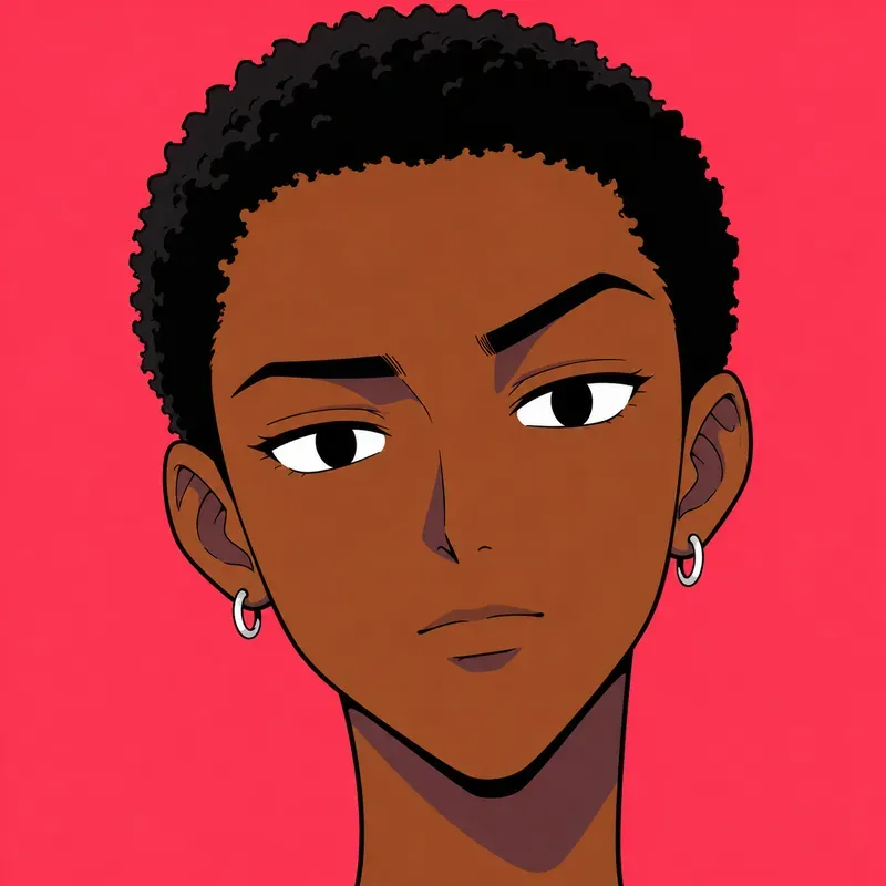 Retro Anime Face Avatars