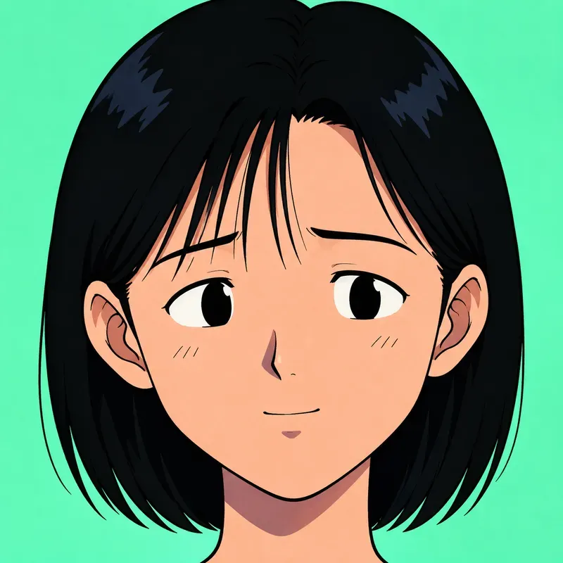 Retro Anime Face Avatars