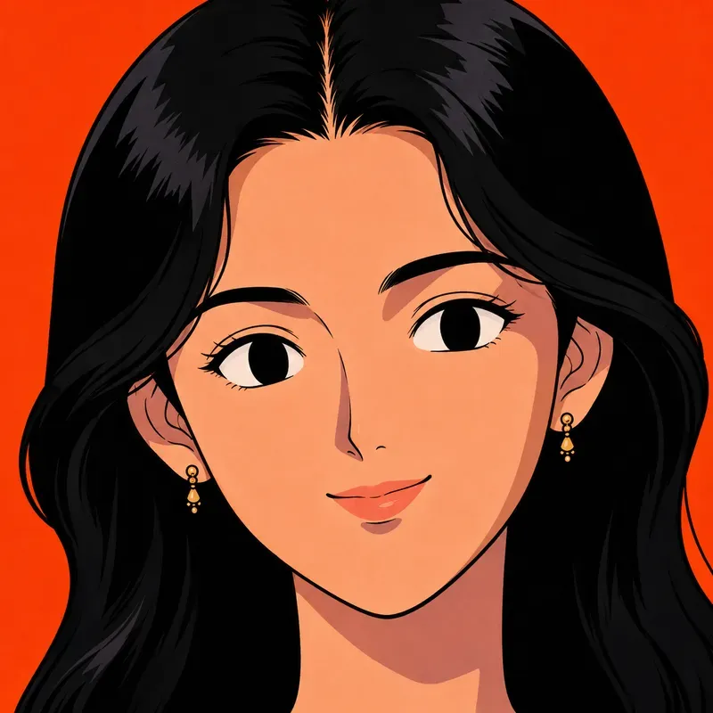 Retro Anime Face Avatars