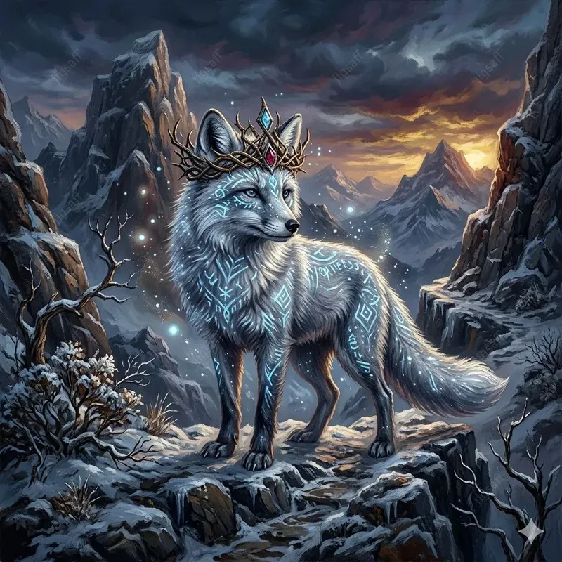 Digital Dark Fantasy Animal Portraits