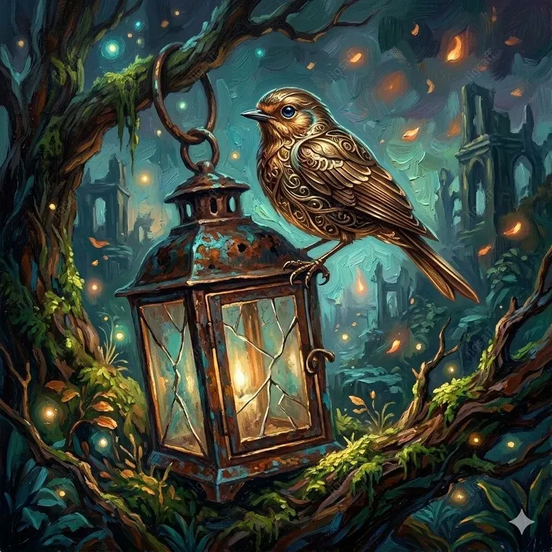 Digital Dark Fantasy Animal Portraits