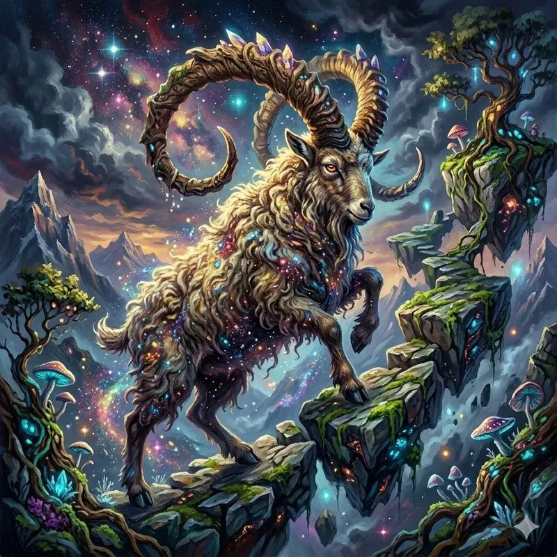 Digital Dark Fantasy Animal Portraits