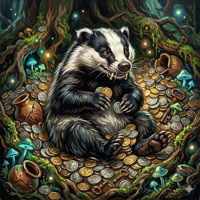 Digital Dark Fantasy Animal Portraits