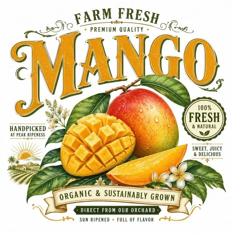 Vintage Farm Fresh Fruit Tees