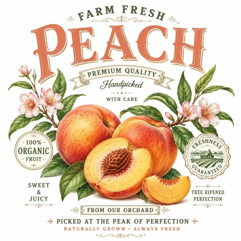 Vintage Farm Fresh Fruit Tees