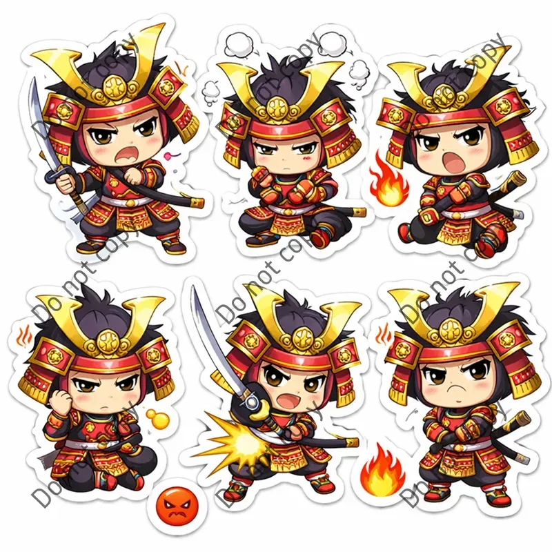 Anime Chibi Diecut Sticker Sheets