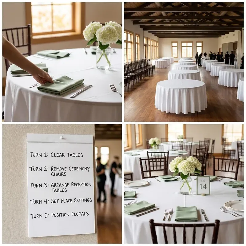 Reception Timing Photos