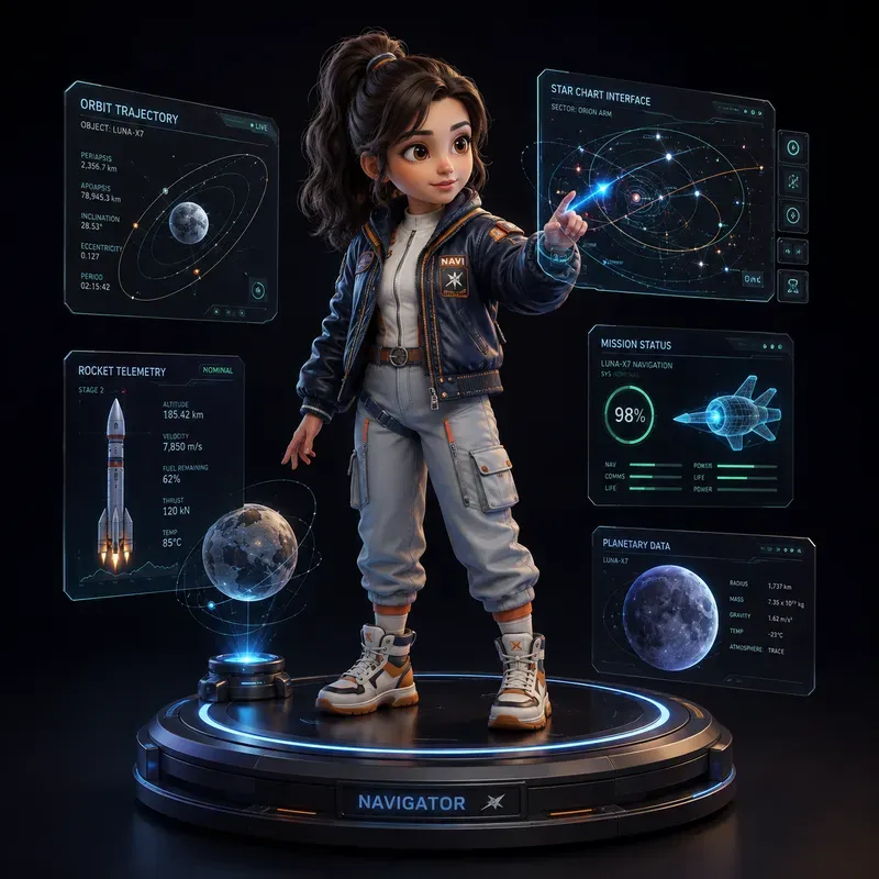 3D Cute Professional Diorama Generator