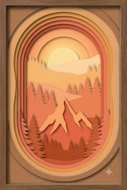 Layered Papercut Art Studios