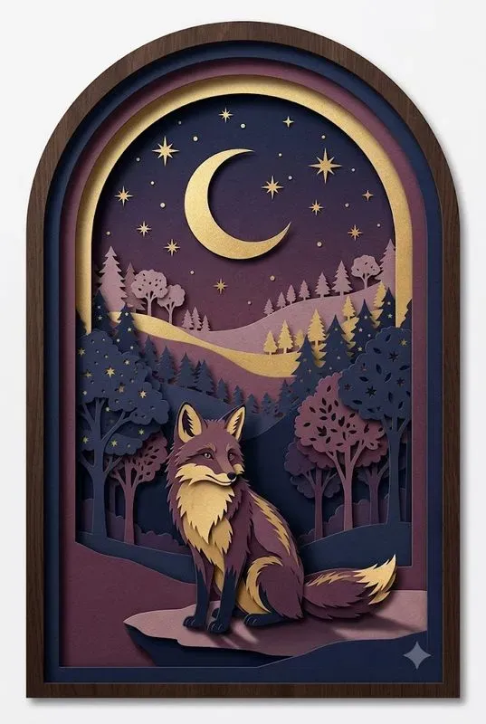 Layered Papercut Art Studios
