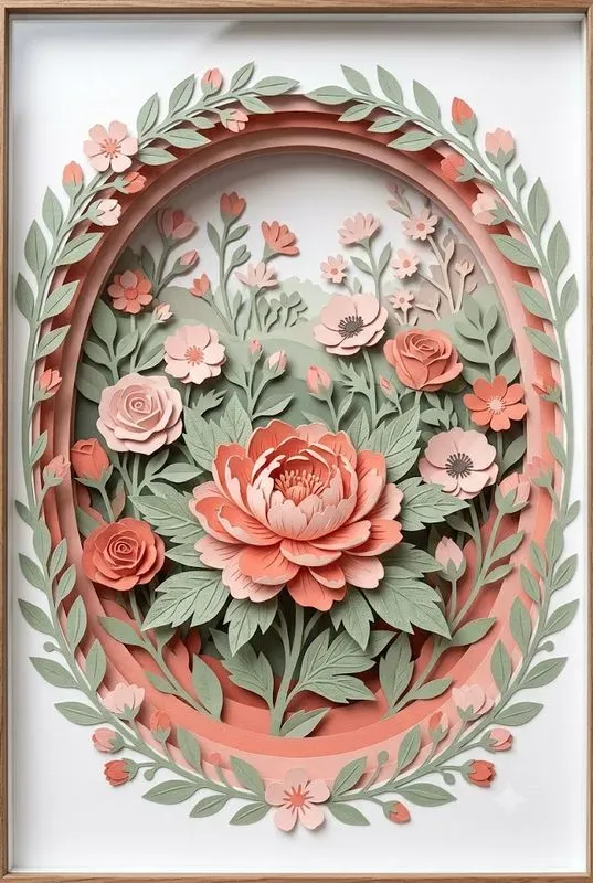 Layered Papercut Art Studios