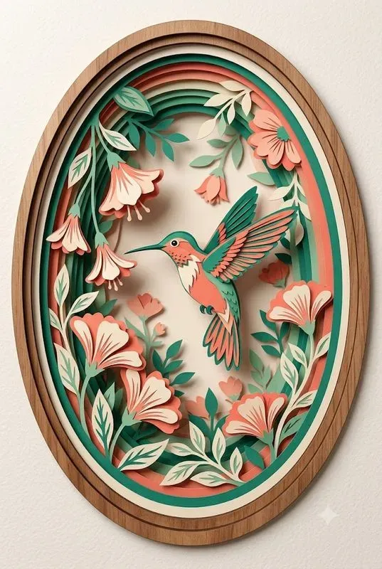 Layered Papercut Art Studios