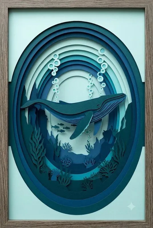 Layered Papercut Art Studios