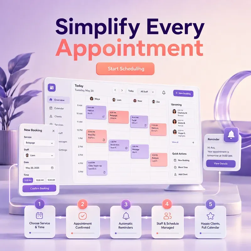 Saas Workflow 3D Landing Heroes