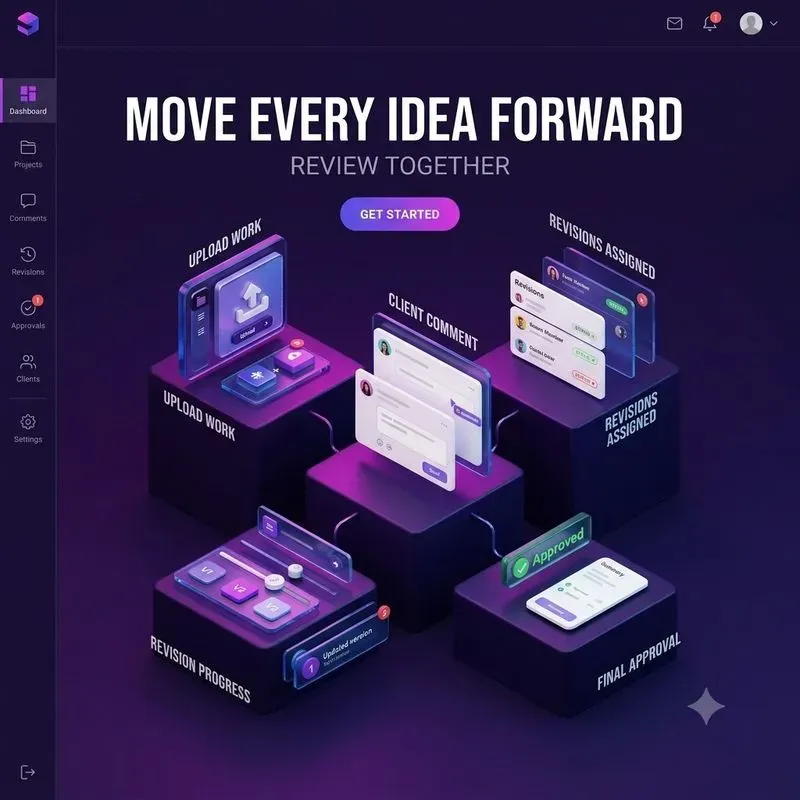 Saas Workflow 3D Landing Heroes