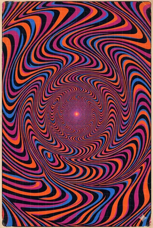 Psychedelic Optical Art Posters