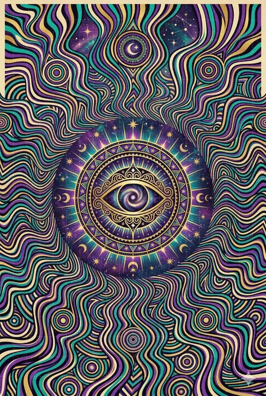 Psychedelic Optical Art Posters