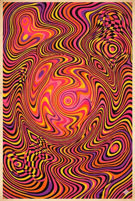 Psychedelic Optical Art Posters