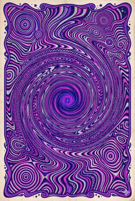 Psychedelic Optical Art Posters