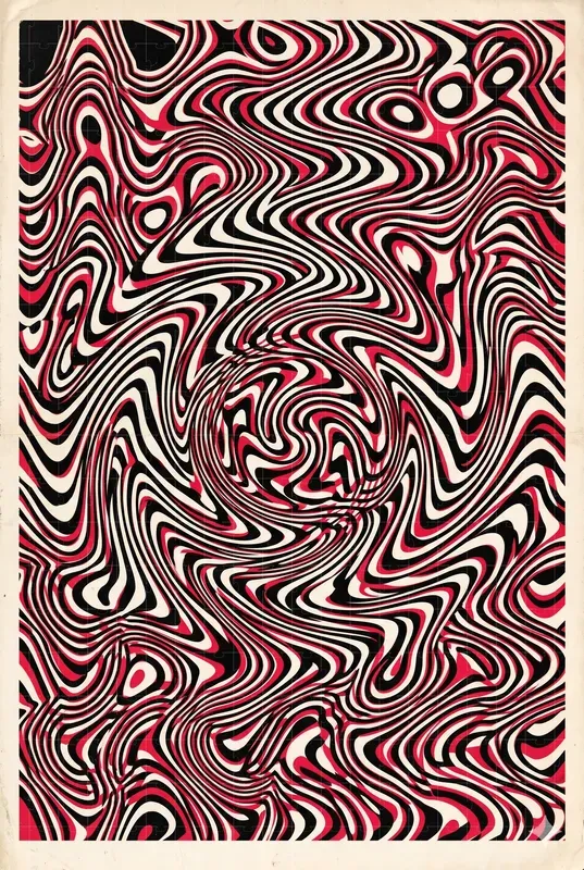 Psychedelic Optical Art Posters