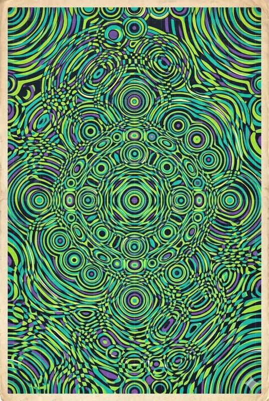 Psychedelic Optical Art Posters