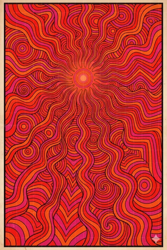 Psychedelic Optical Art Posters