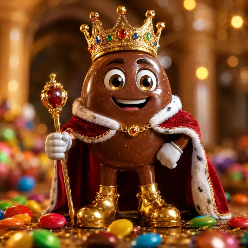 Luxury Candy Cowboy Mascot Portraits 3D