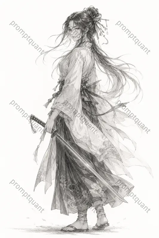 Adaptive Japanese Anime Character Sketches