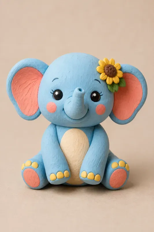 Handmade Clay Animal Figurines