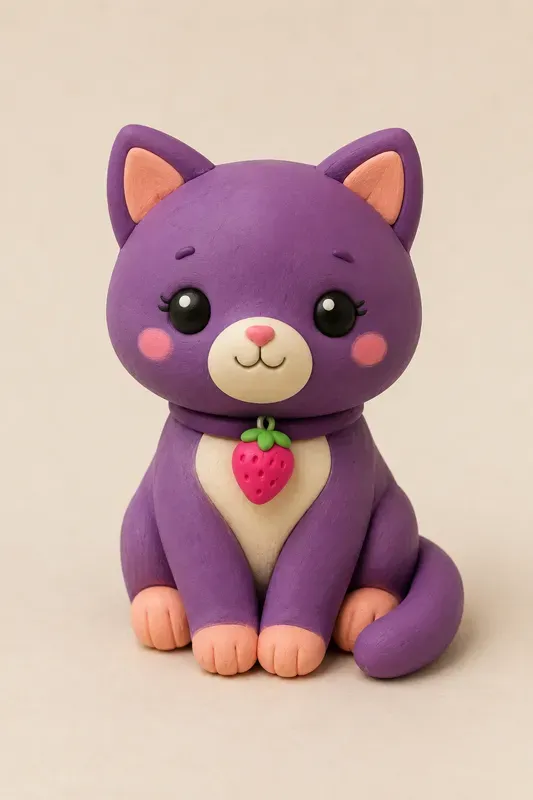 Handmade Clay Animal Figurines