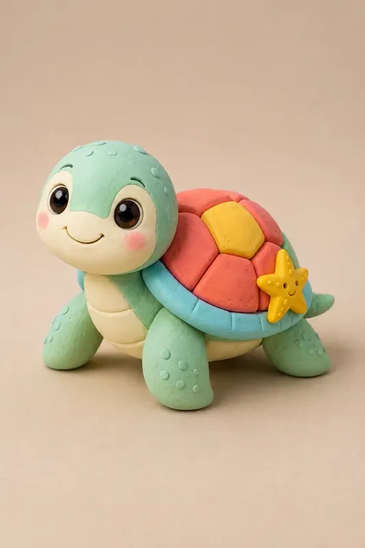 Handmade Clay Animal Figurines